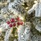 Haute Decor Lexington Artificial Flocked Fir Slim Christmas Tree